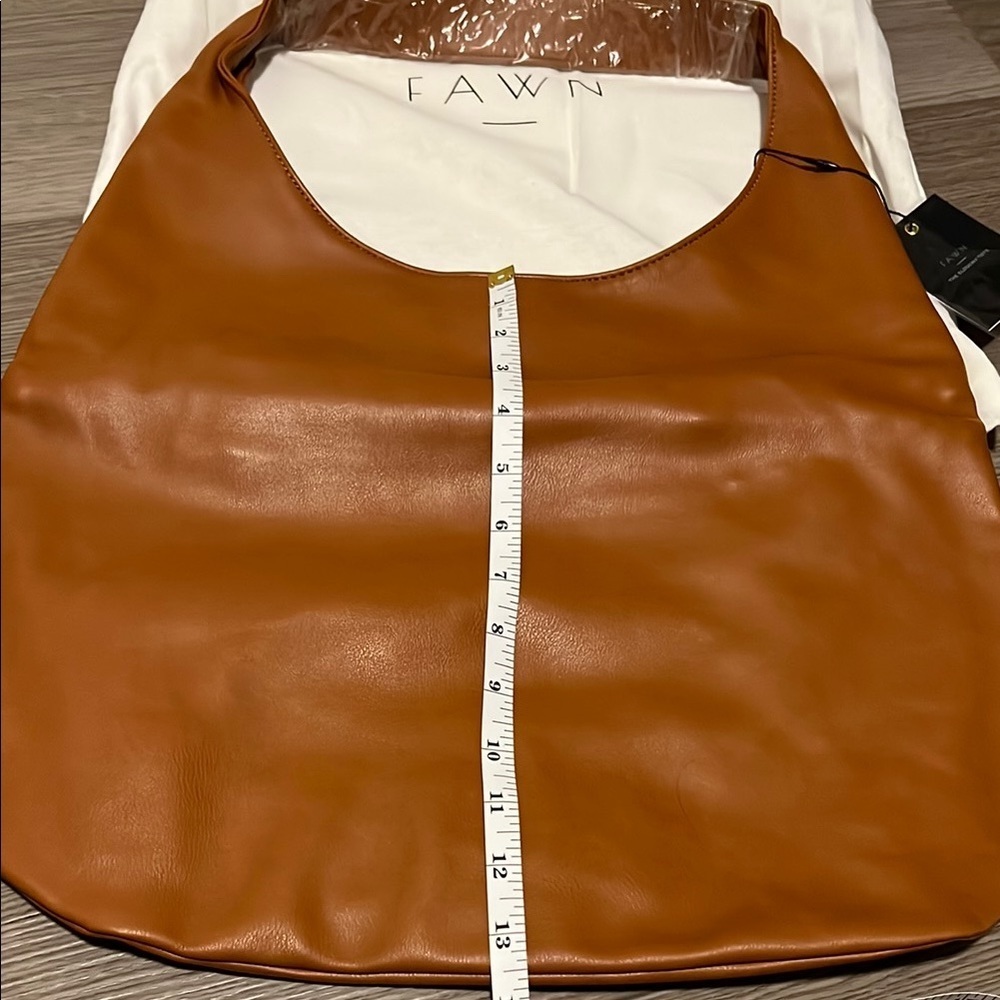 Fawn Brown Leather Tote Bag - Picture 3 of 8